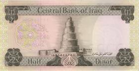 Irak / Iraq P.062 1/2 Dinar (1973) (2+) 