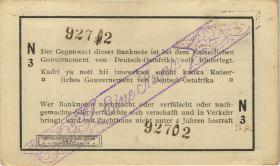 R.929g: Deutsch-Ostafrika 1 Rupie 1916 N3 (1) 
