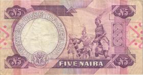 Nigeria P.24b 5 Naira (1984) (3) 