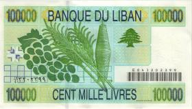Libanon / Lebanon P.83 100.000 Livres 2001 (1) 