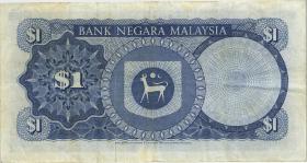 Malaysia P.01 1 Ringgit (1967-72) (3) 