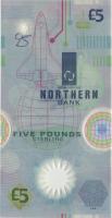 Nordirland / Northern Ireland P.203a 5 Pounds 1999 MM "Millennium" Polymer (3+) 