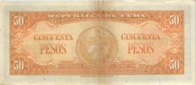 Kuba / Cuba P.081a 50 Pesos 1950 (1/1-) 