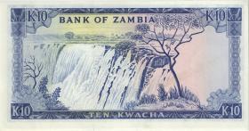 Sambia / Zambia P.22 10 Kwacha (1976) (1) 