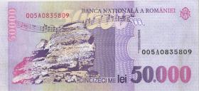 Rumänien / Romania P.109 50.000 Lei 1996 (2) 