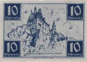 R.215b: Württemberg 10 Pf. 1947 D (1) 