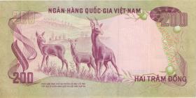 Südvietnam / Viet Nam South P.32 200 Dong (1972) (1-) 