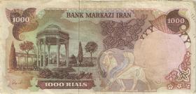 Iran P.105c 1000 Rials (1974-79) (3) 