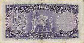 Irak / Iraq P.055b 10 Dinars 1959 (3) 