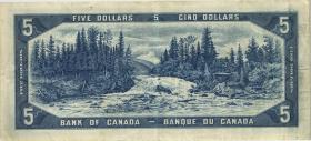 Canada P.077a 5 Dollars 1954 (161-72) (3) 