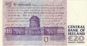 Irland / Ireland P.77b 20 Pounds 1999 (1) 