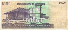 Nicaragua P.161 50.000 Cordobas (1989) (3+) 
