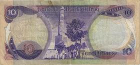 Irak / Iraq P.071 10 Dinars 1982 (3) 