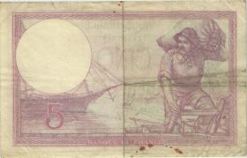 Frankreich / France P.072d 5 Francs 1928 (3-) 