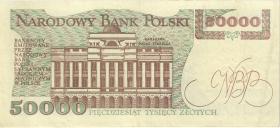 Polen / Poland P.153 50.000 Zlotych 1989 Serie AG (3) 