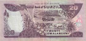 Swasiland / Swaziland P.30b 20 Emalangeni 2004 (3) 