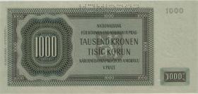 R.566e: Böhmen & Mähren 1000 Kronen 1942 CHa Specimen II-Auflage (1) 