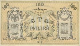 Russland / Russia Zentralasien P.S1157 100 Rubel 1918 (2) 