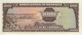 Nicaragua P.128b 1000 Cordobas 1972 (1) 