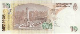 Argentinien / Argentina P.348 10 Pesos (1998-2003) U.1 (1) 