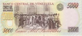 Venezuela P.078b 5000 Bolivares 10.2.1998 (1) 