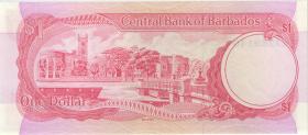 Barbados P.29 1 Dollars (1973) Z replacement (1) 