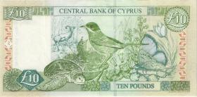 Zypern / Cyprus P.62d 10 Pounds 2003 (2) 