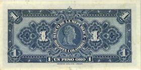 Kolumbien / Colombia P.380g 1 Peso Oro 1954 (1-) 