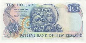Neuseeland / New Zealand P.176 10 Dollar 1990 BBB (1) Gedenkbanknote 