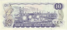 Canada P.088e 10 Dollars 1971 (3+) 