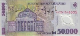 Rumänien / Romania P.113 50000 Lei 2001 Polymer (1) 