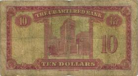 Hongkong P.070a 10 Dollars 1961 (4) 