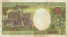 Kamerun / Cameroun P.23a 10000 Francs (1984) (3-) 