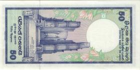 Sri Lanka P.098b 50 Rupien 1989 (1) 