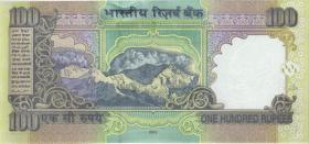 Indien / India P.098x 100 Rupien 2010 F  (1) 
