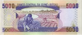 Guinea-Bissau P.14b 5000 Pesos 1993 (1) 
