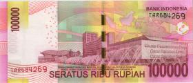 Indonesien / Indonesia P.153Aa 100.000 Rupien 2014 (1) 