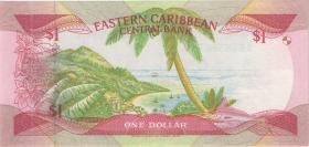 Ost Karibik / East Caribbean P.17a 1 Dollar (1985-88) A/A (1) 
