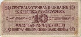 R.594b: Besetzung Ukraine 10 Karbowanez 1942 (5) 