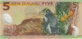 Neuseeland / New Zealand P.185b 5 Dollars (20)03 Polymer (1) 