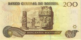 Bolivien / Bolivia P.232 200 Bolivianos (2005) (2+) 