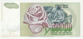 Jugoslawien / Yugoslavia P.117s 50.000 Dinara 1992 Specimen (1) 