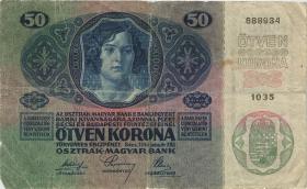 Österreich / Austria P.015 50 Kronen 1914 (5) 