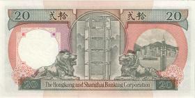 Hongkong P.197a 20 Dollars 1990 (1) 