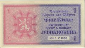 R.558a: Böhmen & Mähren 1 Krone (1940) (1) 