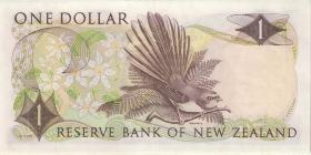 Neuseeland / New Zealand P.163a 1 Dollar (1967-68) (3) 