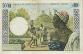 West-Afr.Staaten/West African States P.104Ah 5.000 Francs (1961-65) (3) 