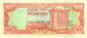 Dom. Republik/Dominican Republic P.156b 100 Pesos Oro 1998 (1) 