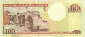Dom. Republik/Dominican Republic P.171a 100 Pesos Oro 2001 (1) 