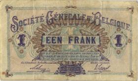 R.433b: Besetzung Belgien 1 Franc 9.9.1916 (3) 